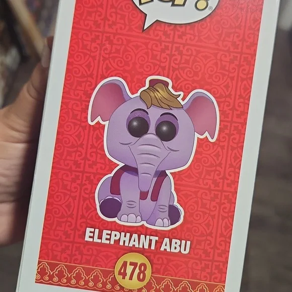 Disney Aladdin Elephant Abu Vinyl Figure - Picture 2 of 5